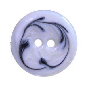 Perlmutt Knopf Agoya creme schwarz PL-115