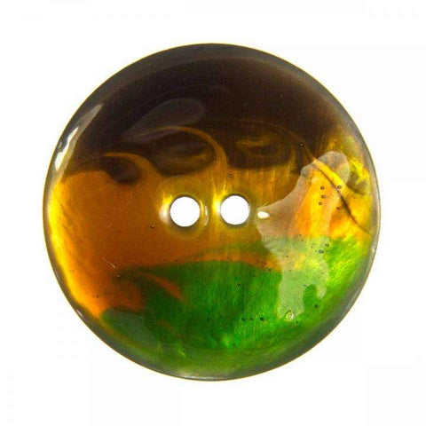 Perlmutt Knopf Agoya orange braun PL-115