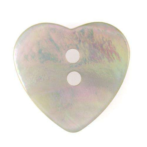 Perlmutt Knopf Herz PL-12-sof