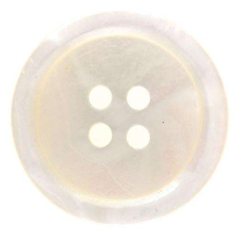 Perlmutt Knopf klassisch creme PL-34 A