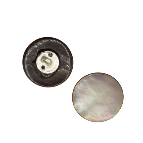 Trocas Perlmutt Knopf Öse pl-gr-203-117-braun