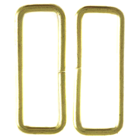 D - Ringe aus Metall Eckig HRI-20