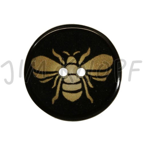 Knopf Resin mit Biene