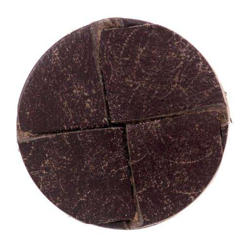 Knopf echt Leder used LE-34