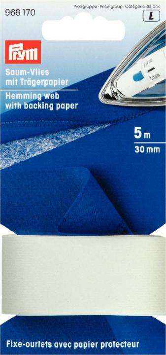 Saumvlies mit Trägerpapier