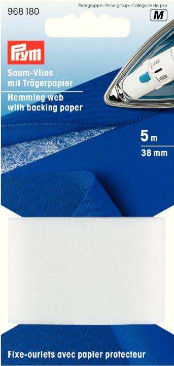 Saumvlies mit Trägerpapier