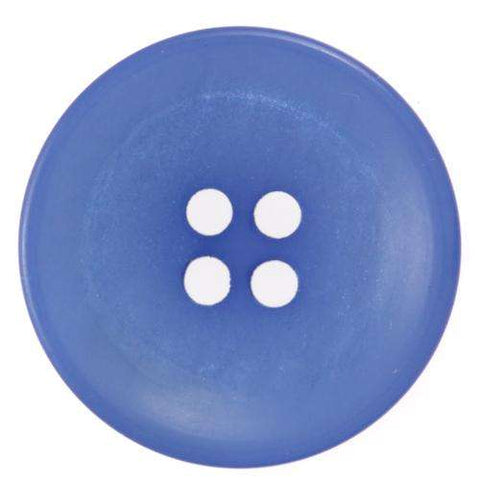 Knopf 2-Loch glänzend mit mattem Rand KBL-20