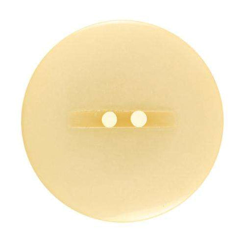 2-Loch Knopf Gelb schlicht flach KGL-130