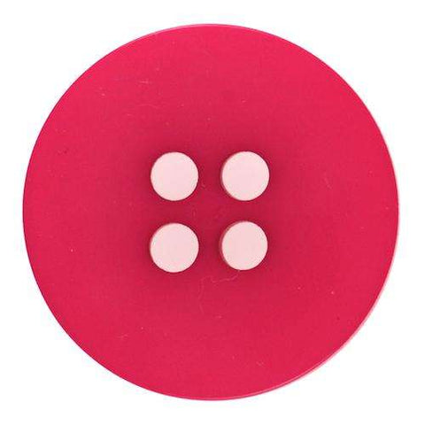 Knopf schlicht flach Kunststoff KROS-58