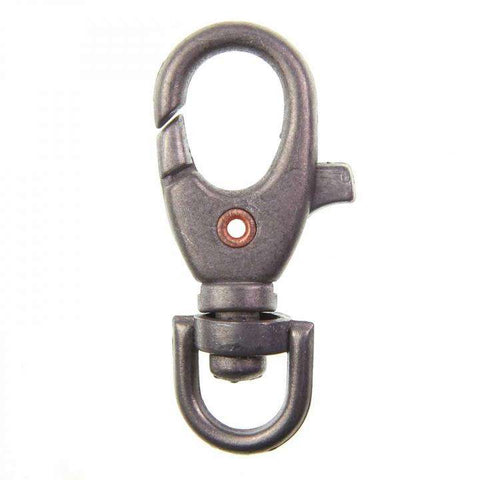 Altsilberner Schmuck Karabiner für Schlüsselanhänger PK-15as