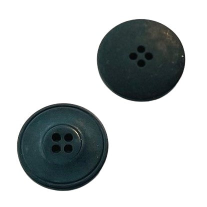 Schwarzer 4-Loch Knopf KS-114