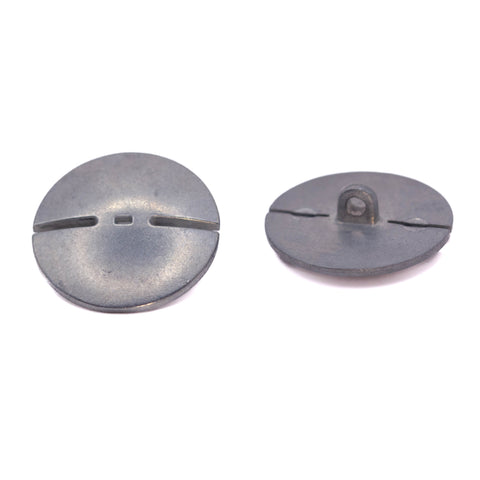 Ösen Knopf mit Schlitz MK-167-alt-Silber