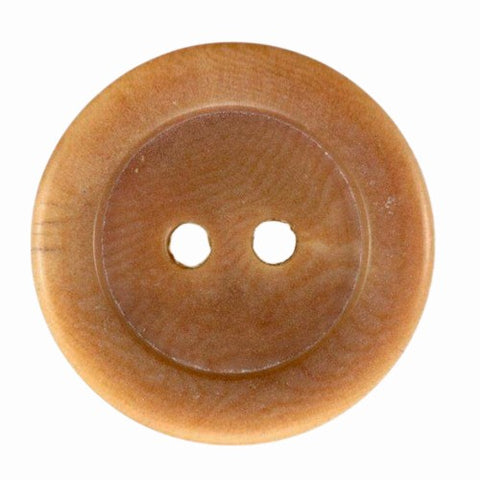 Steinnuss Knopf STN-13-hell-braun