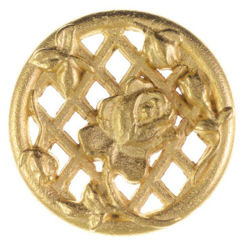 Trachten Knopf mit Rosen TK-64