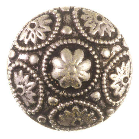 Trachten Knopf mit Blumenmuster TK-61