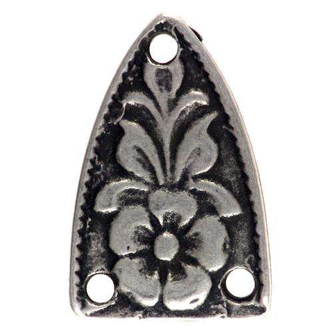 Trachtenapplikation zum Annähen mit Blumenmotiv