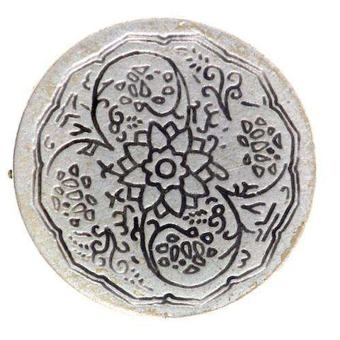 Trachten Knopf mit Blumenmotiv TK-226