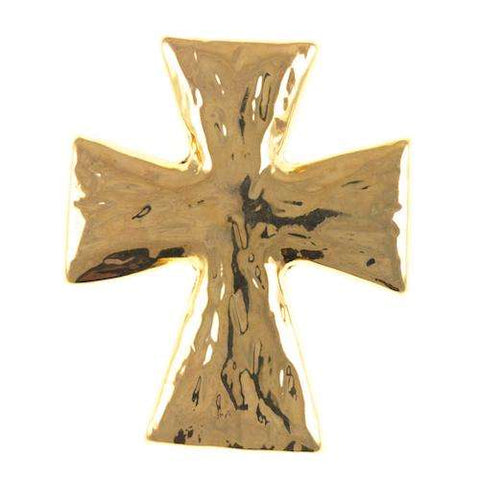 Trachten Niete Kreuz Gold