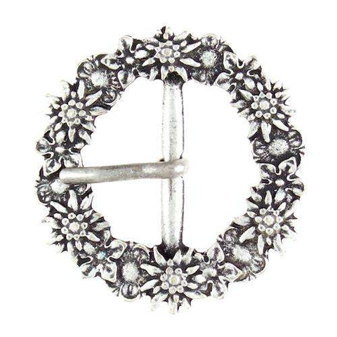 Trachtenschnalle Blumenkranz TS-24as