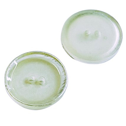 Transparenter Knopf mit Silber Rand KD-20