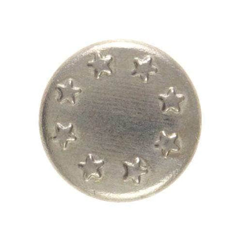 Zierniete Flach mit Sternen NT-6s