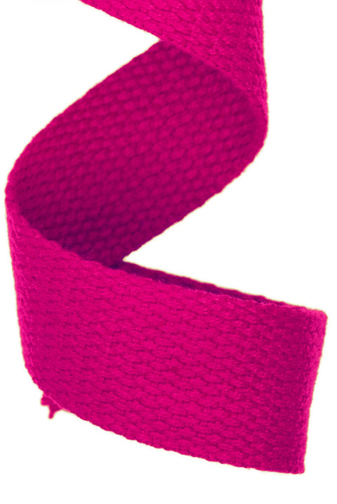 Baumwoll Gurtband GB-2-pink 25 mm für Gürtel und Taschen