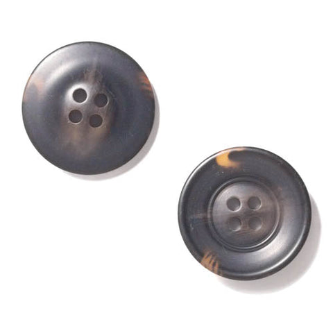 Hornimitat Knopf hi-93-dunkel-braun