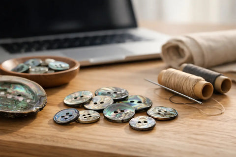 Abalone-Knöpfe online kaufen für besondere Projekte