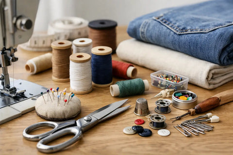 Nähzubehör kaufen für Kleidung und Reparaturen