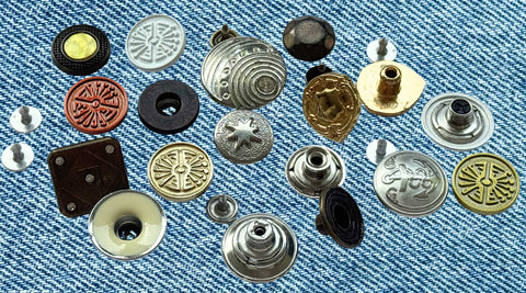 Jeansknöpfe - Nagel Knopf - Patent-Knopf