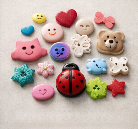 Kinderknöpfe & Motivknöpfe