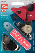 Druckknöpfe Anorak Spirit Altsilber 20mm