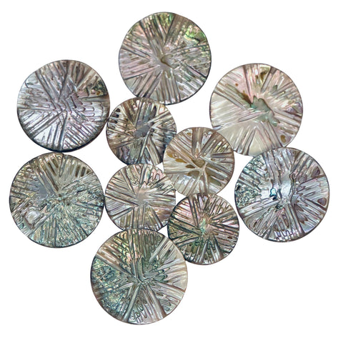 Abalone-Perlmuttknopf Art.Nr. PL-AB-4040-50