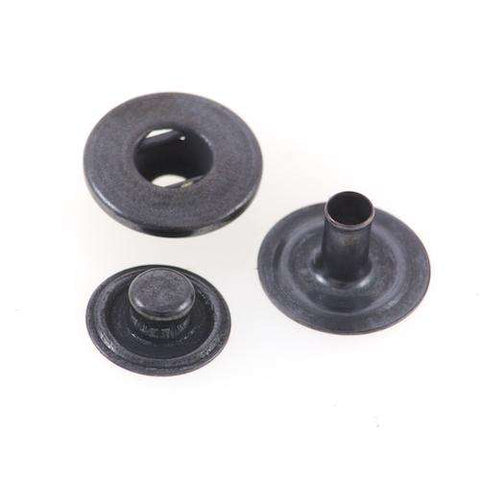 Druckknöpfe schwarz Donut Look 18 + 23 mm NK-68