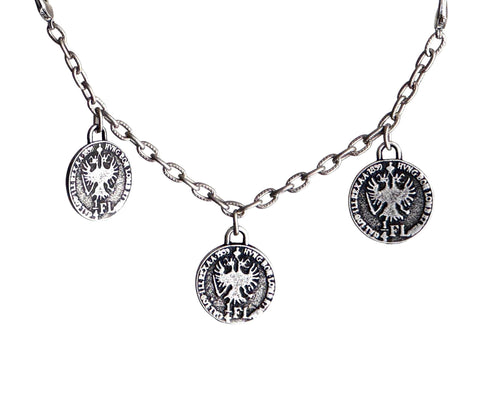 Charivari mit 1/4-FL-Münzen – Modell TA‑245S für Trachten & Dirndl