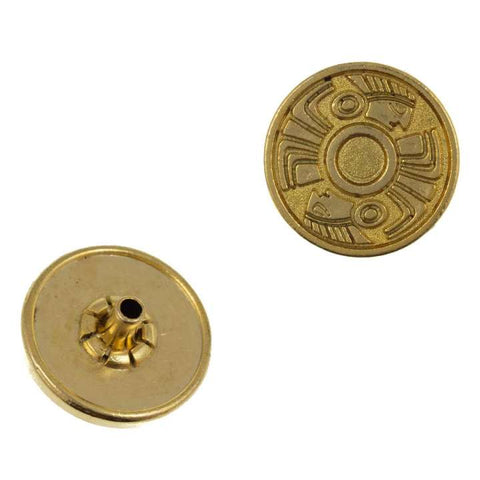 Druckknöpfe Gold Ethno-Muster 18 mm NK-56