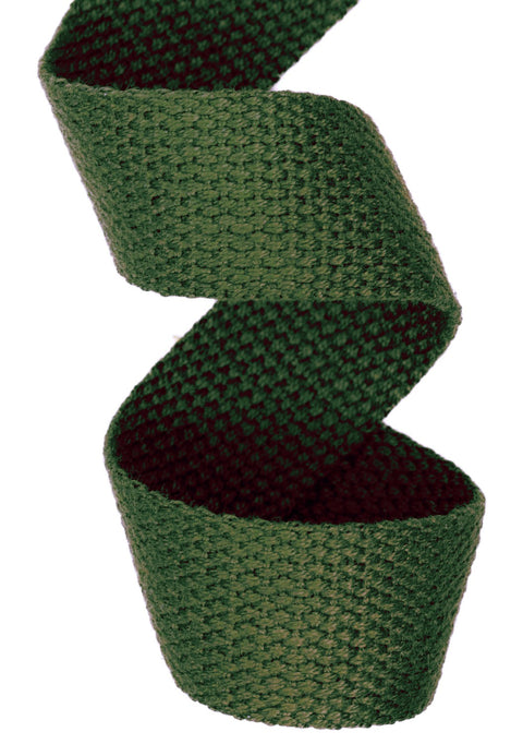 Baumwoll Gurtband GB-2-khaki 25 mm für Gürtel und Taschen