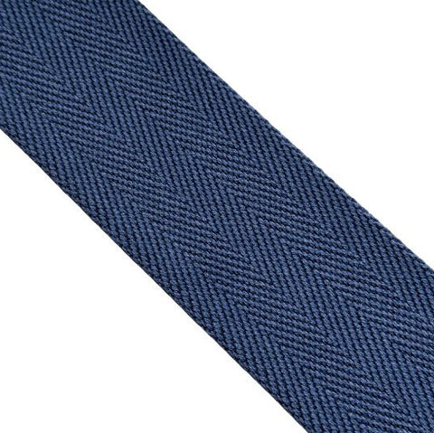 Gurtband für Taschen Polyester Jeans-blau 40 mm