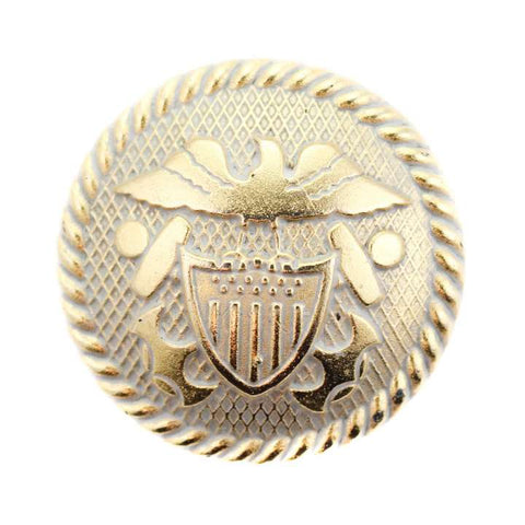 Wappen Knopf mit Öse KGO-53g-grau