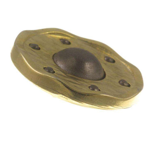 Metall Knopf Gold mit Perle MK-46g