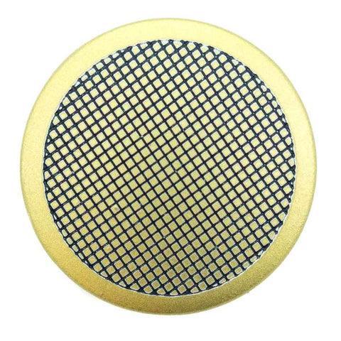 Eleganter Knopf mit feinem Karo Muster für Blazer und Jacken