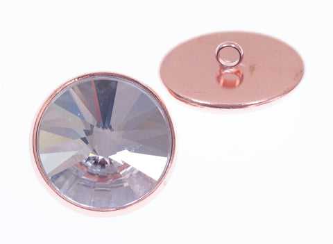 Knopf mit Swarovski®Crystal st-206-rose-gold Crystal