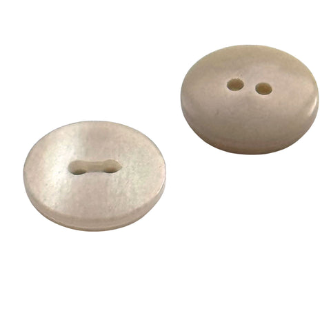 2-Loch Knöpfe Flach glänzend Braun Beige meliert Knopf KN-7