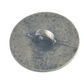 Metallknopf in Altsilber Mittelalter Design mit Öse-Befestigung in 20 mm Rückseite