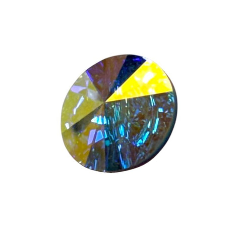 Swarovski Knopf aus Kristallglas Multi Color STS-3015