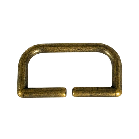 D-Ring Altgold – Metallring HRI-2