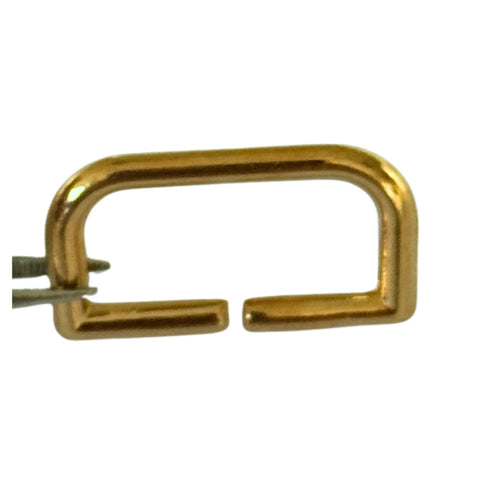 D-Ring Gold – Metallring HRI-2
