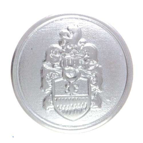 Druckknöpfe Wappen Silber NK-124s