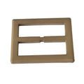 Gürtelschnalle Beige Kunststoff S-12 Vorderseite