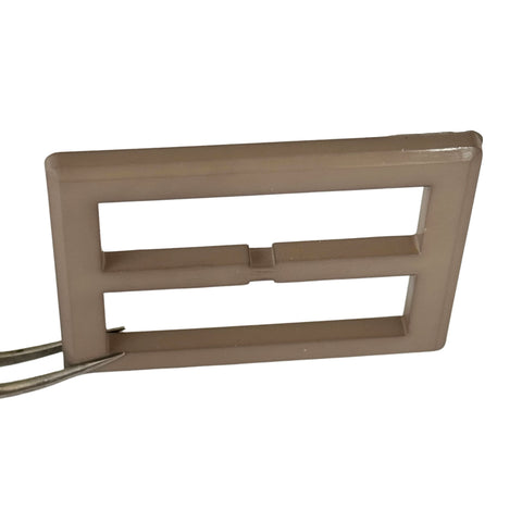 Gürtelschnalle Beige Kunststoff S-12 Detailansicht